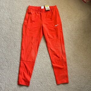 Nike Orange Athletic Track Pant Joggers